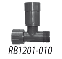 Т-образный фитинг 1" ВР Х 1" поворотное соединение Х муфта 1" НР RB 1201-010